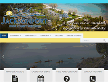 Tablet Screenshot of jacksonport.org